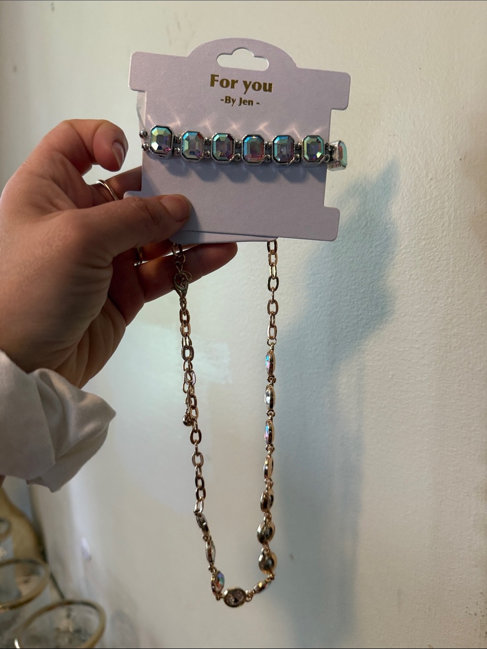 Gorgeous jewelry set iridescent